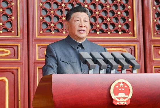 纪念中国人民抗日战争暨世界反法西斯战争胜利80周年大会在京隆重举行 天安门广场举行盛大阅兵仪式 习近平发表重要讲话并检阅受阅部队